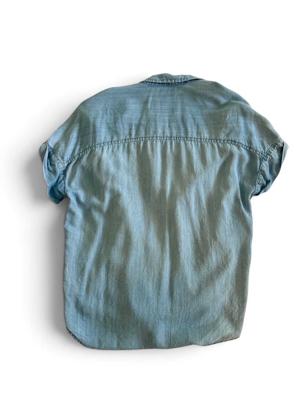 Chambray Light -Weight Button Up - Women’s M - Picture 2 of 6